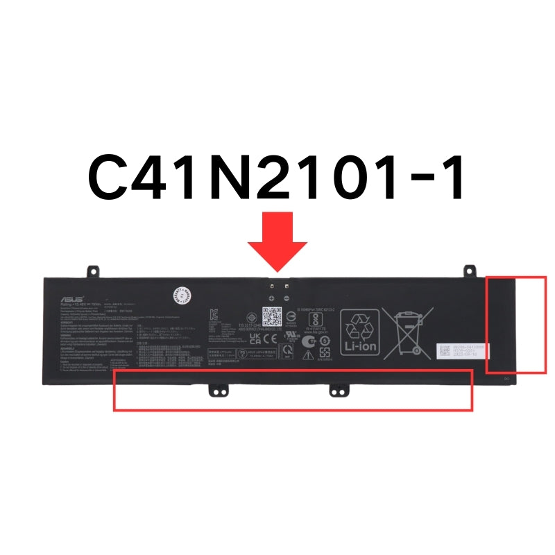 Cargue la imagen en el visor de la galería, [C41N2101 &amp; C41N2101-1] ASUS Rog ZEPHYRUS G14 GA402RJ-L4076W/TUF DASH F15 FX517ZC-HN085W Replacement Battery - Polar Tech Australia
