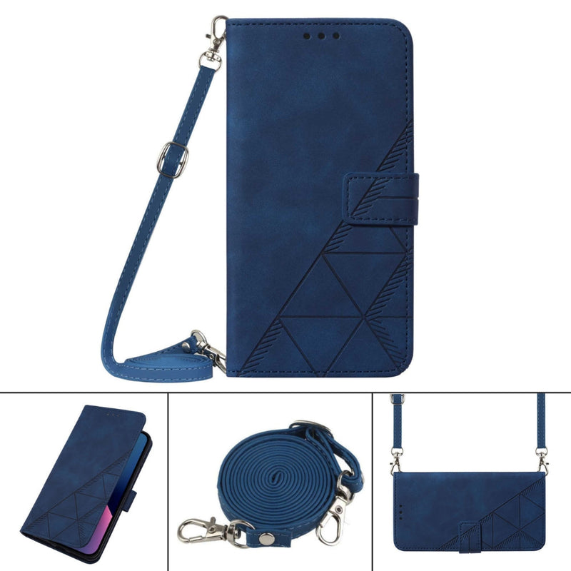 Cargue la imagen en el visor de la galería, [With Shoulder Strap] [With Card Slot] Motorola G Stylus 5G 2023 - PU leather Crossbody Wallet Style Shockproof Phone Case
