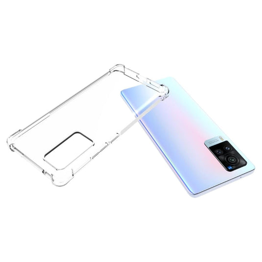 Vivo X60 Pro - AirPillow Cushion Transparent Soft Clear TPU Four Corners Protective Case