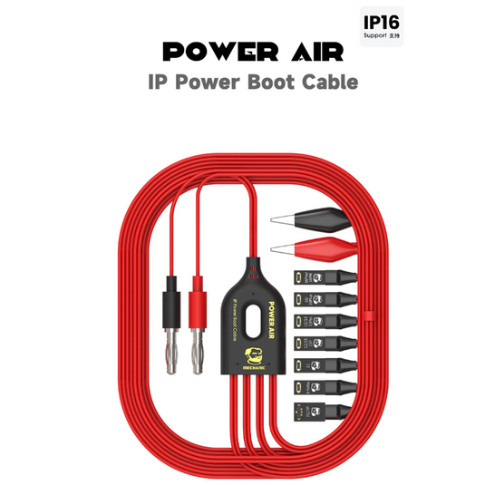 Mechanic Power Air IP Power Boot Cable Support iPhone 7 to 16 Pro Max