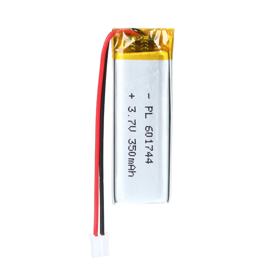 [PH2.0-JST Connector][601744] Universal 350mAh 3.7V Rechargeable Li-Ion Lithium Polymer Battery - Polar Tech Australia