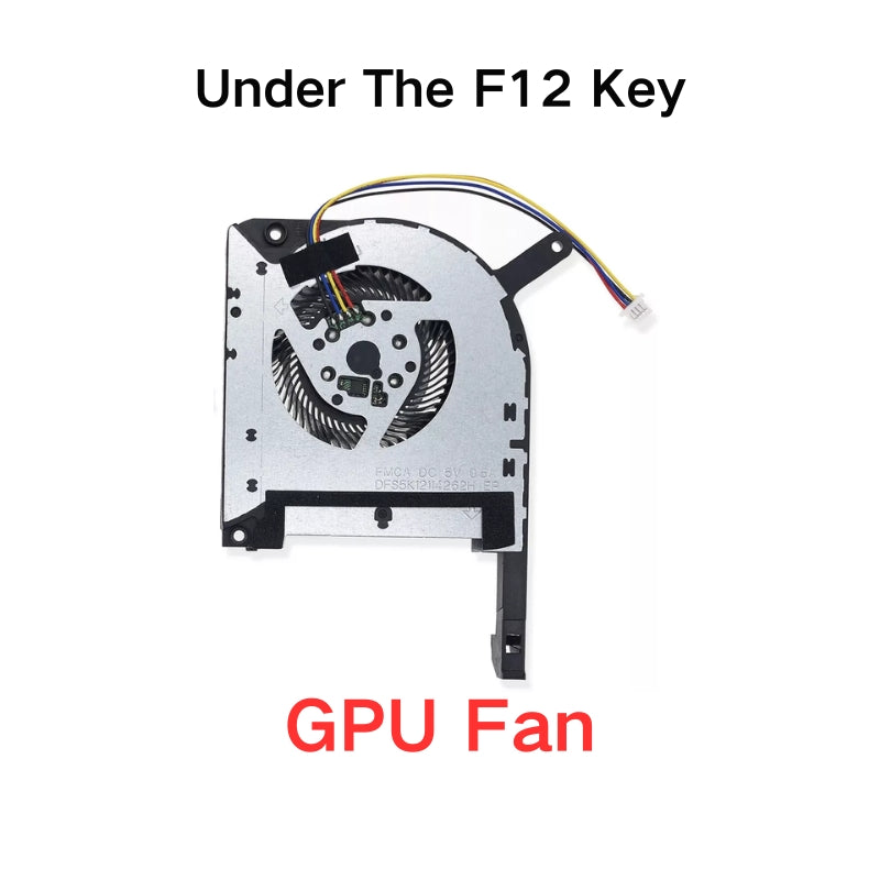 Chargez l&#39;image dans la visionneuse de la galerie, ASUS TUF FX95 FX86 FX505 FX705 FX96 FX506 Series - CPU &amp; GPU Cooling Fans Replacement Parts
