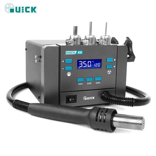 [K8] Quick Lead-Free Hot Air Soldering Station 220V - Polar Tech Australia