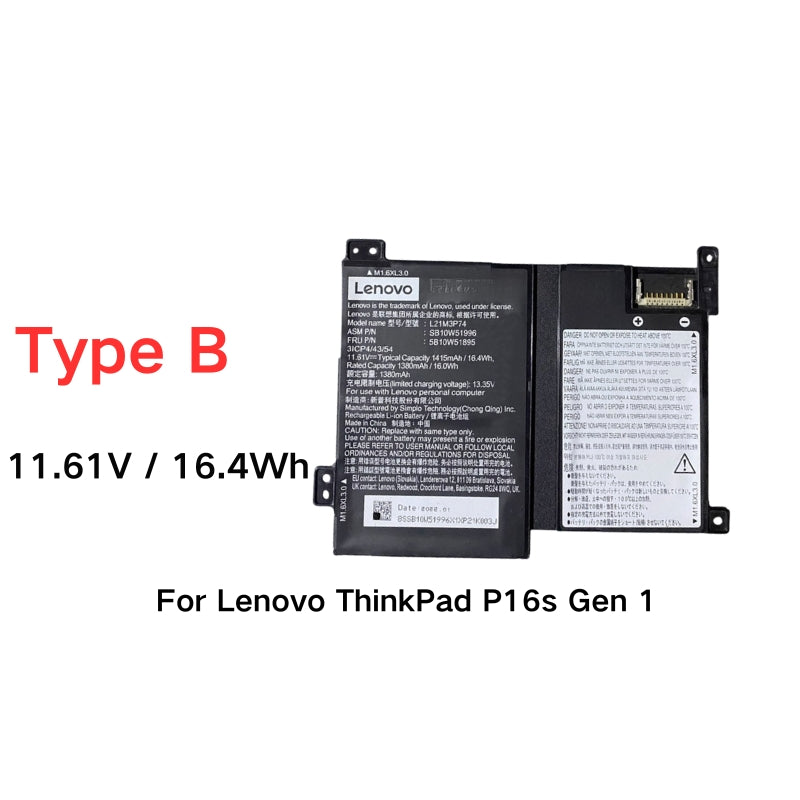 Load image into Gallery viewer, [L21M3P74] Lenovo ThinkPad X1 Nano Gen 2 ThinkPad P16s Gen 1 Series - Replacement Battery - Polar Tech Australia
