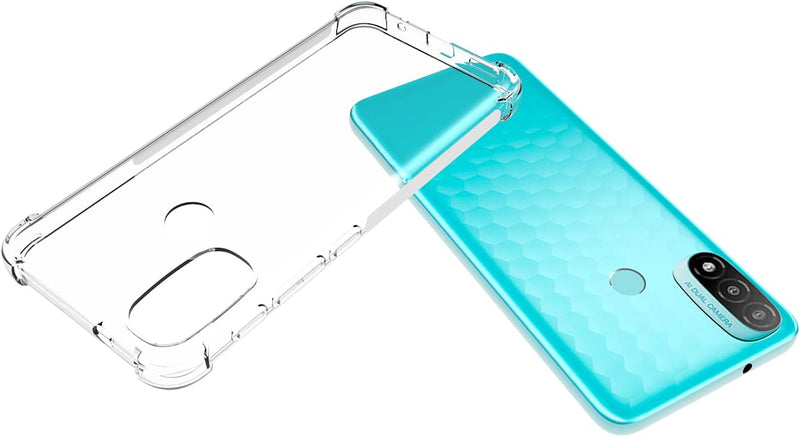 Cargue la imagen en el visor de la galería, Motorola Moto E20 - AirPillow Cushion Transparent Soft Clear TPU Four Corners Protective Case
