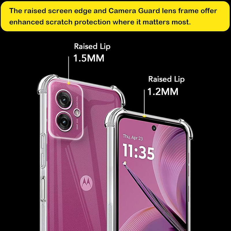 Load image into Gallery viewer, Motorola Moto G55 5G - AirPillow Cushion Transparent Soft Clear TPU Four Corners Protective Case
