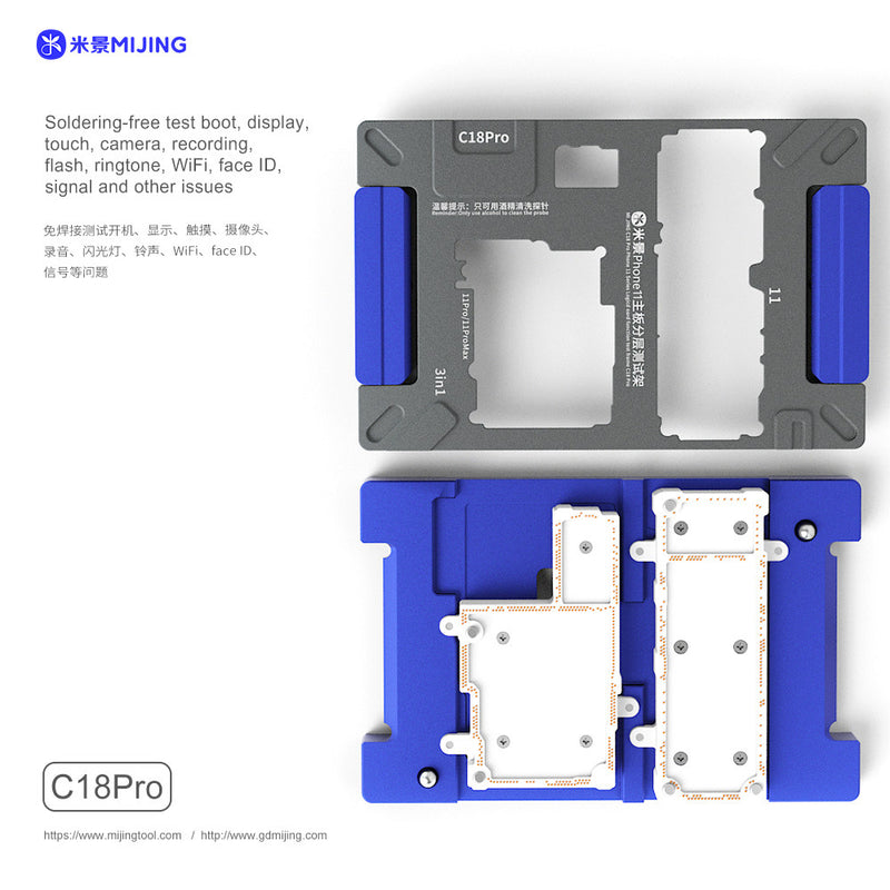 Chargez l&#39;image dans la visionneuse de la galerie, [C18 Pro] MIJING Main Board Layered Test Rack (11 series)
