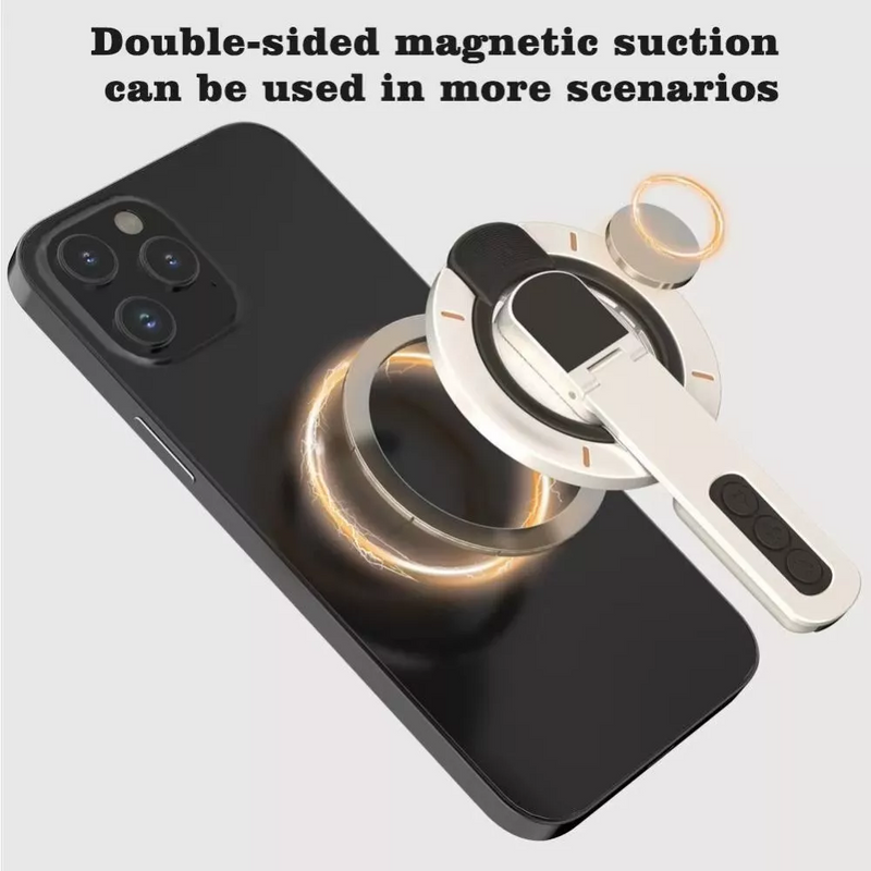 Cargue la imagen en el visor de la galería, [Double-sided Magnetism] 360 Degree Rotating Desktop Magnetic Phone Stand
