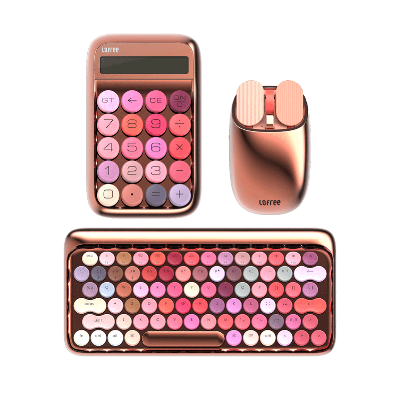 Cargue la imagen en el visor de la galería, Lofree Lipstick Wireless Bluetooth Mechanical Keyboard Stylish and Portable
