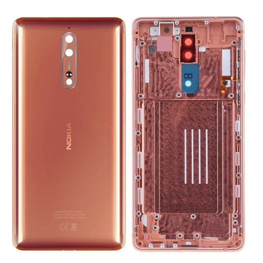 [With Camera Lens] Nokia 8 (TA-1004) Back Rear Housing Frame - Polar Tech Australia