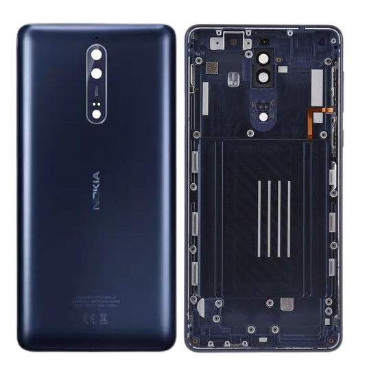 [With Camera Lens] Nokia 8 (TA-1004) Back Rear Housing Frame - Polar Tech Australia