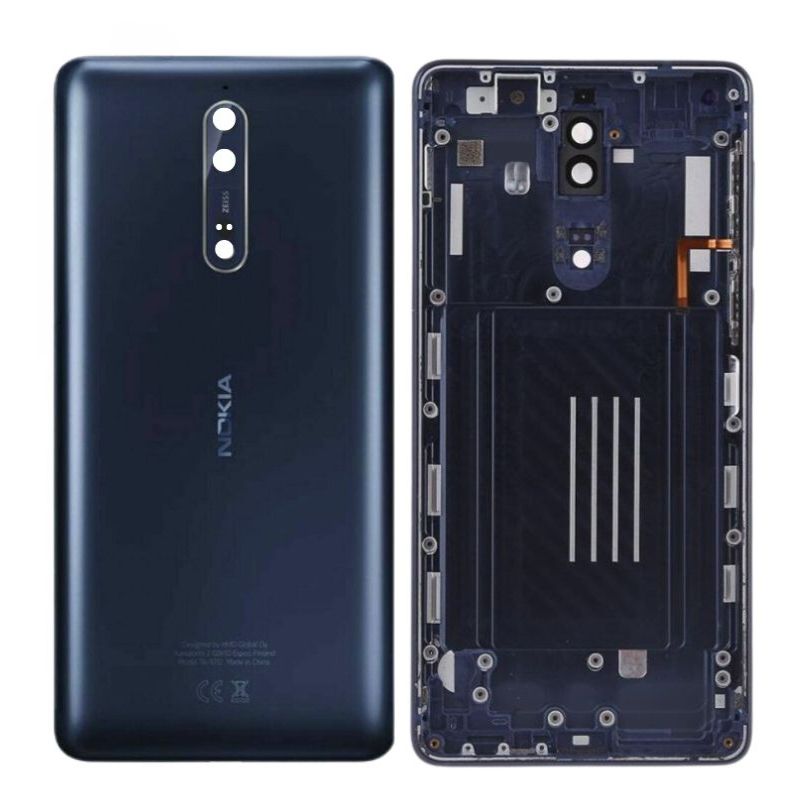 Chargez l&#39;image dans la visionneuse de la galerie, [With Camera Lens] Nokia 8 (TA-1004) Back Rear Housing Frame - Polar Tech Australia
