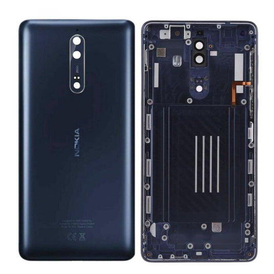 [With Camera Lens] Nokia 8 (TA-1004) Back Rear Housing Frame - Polar Tech Australia