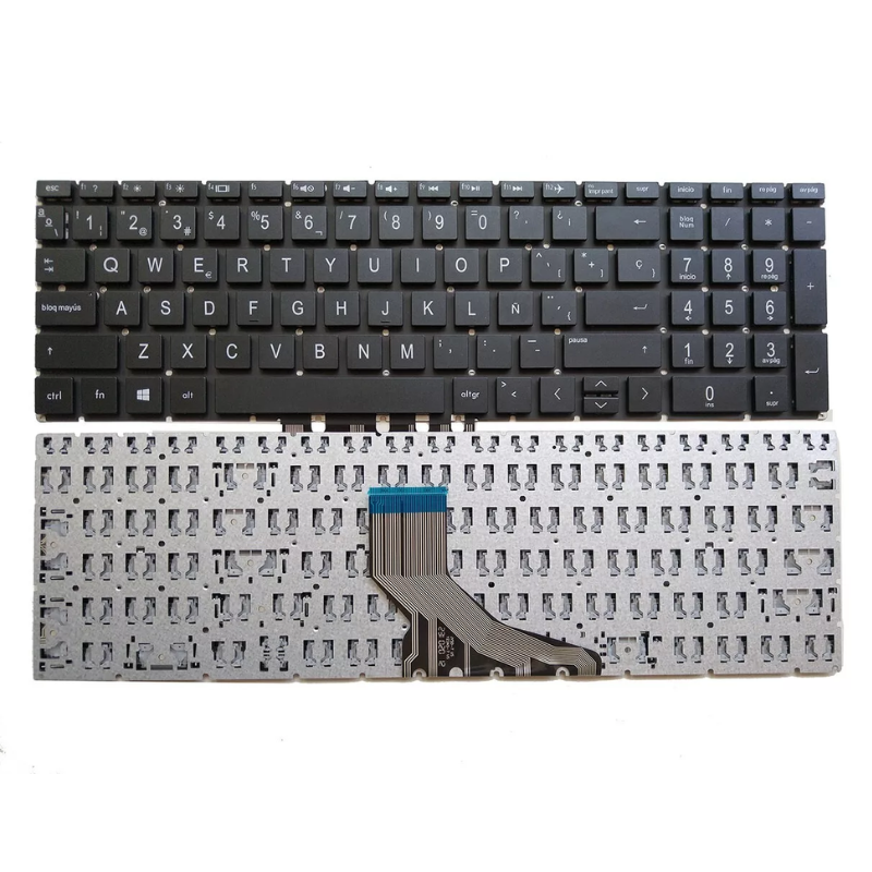 Cargue la imagen en el visor de la galería, HP 250 G7 255 G7 256 G7 TPN-Q200 TPN-Q208 TPN-C141 TPN-Q241 TPN-C151 Series - Laptop Keyboard With Back Light US Layout
