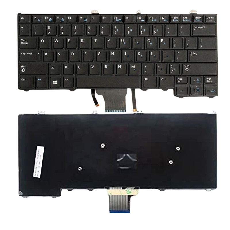 Cargue la imagen en el visor de la galería, DELL Latitude E7440 E7420 E7240 E7420D 12 7000 Series - Laptop Keyboard With Back Light US Layout
