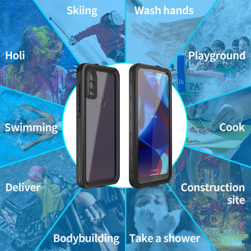 Chargez l&#39;image dans la visionneuse de la galerie, [A-Series] Motorola Moto G Pure (2021) - Redpepper Full Covered Waterproof Heavy Duty Tough Armor Case
