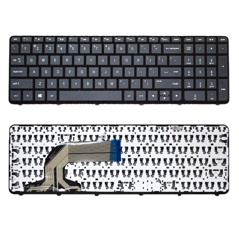 Cargue la imagen en el visor de la galería, HP 17-E E110 E128 E000 E100 17-N N000 TPN-Q119 Series - Laptop Keyboard Without Back Light US Layout
