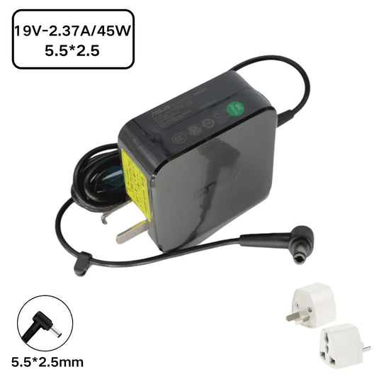 [19V-2.37A/45W][5.5*2.5] ASUS VivoBook D550 D550CA D550MA0301 0501 Q502 Q301LA Laptop AC Power Supply Adapter Charger