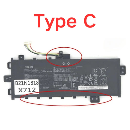 [B21N1818 & B21N1818-3] ASUS VivoBook 14 X409 VivoBook 15 X512 VivoBook 17 X712 - Replacement Battery - Polar Tech Australia