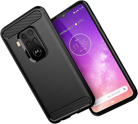 Motorola Moto One zoom - Shield Shockproof Rugged Heavy Duty Case  With 2PC Tempered Glass Screen Protector