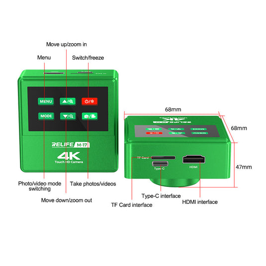 [M-17] RELIFE Touch control 4K HD camera - Polar Tech Australia