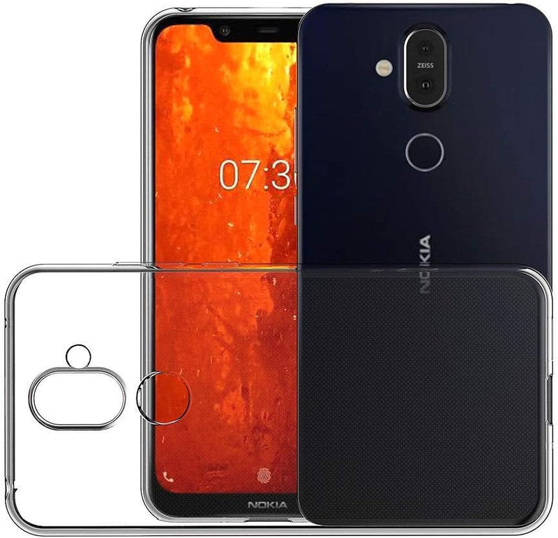 Cargue la imagen en el visor de la galería, Nokia 8.1 - AirPillow Cushion Transparent Soft Clear TPU Four Corners Protective Case
