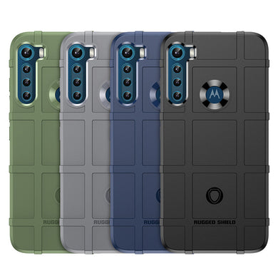 Motorola Moto One Fusion/One Fusion+ - Shield Shockproof Rugged Heavy Duty Case  With 2PC Tempered Glass Screen Protector