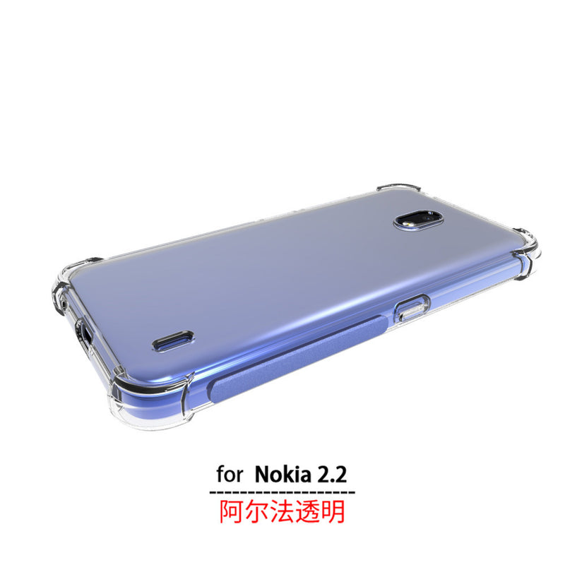 Load image into Gallery viewer, Nokia 2.2 - AirPillow Cushion Transparent Soft Clear TPU Four Corners Protective Case
