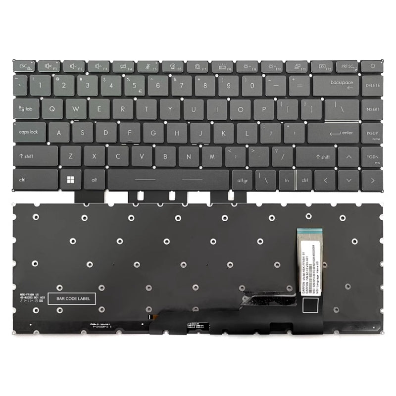 Chargez l&#39;image dans la visionneuse de la galerie, MSI reator Z16 MS-1571 Z16-A11UET 16V4 14D3 14DK Series - Laptop Keyboard With Backlit US Layout
