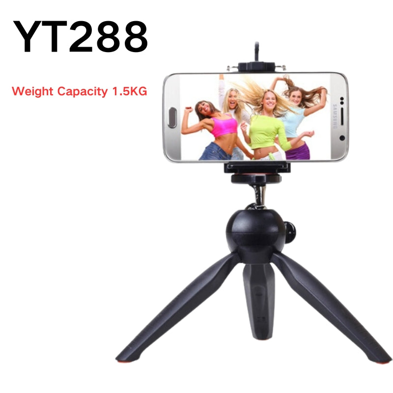 Cargue la imagen en el visor de la galería, [YT088] Portable Selfie Stick Tripod With Bluetooth Remote Extendable Travel Lightweight Tripod Stand for Selfie, Live Streaming, Video Conference, Compatible With All Phones
