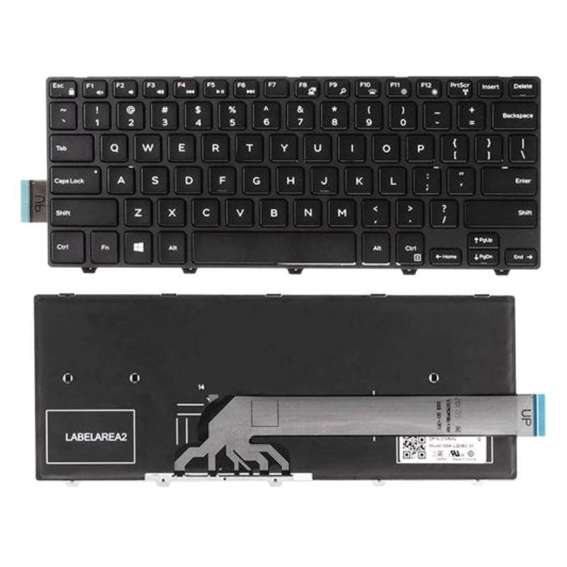 Chargez l&#39;image dans la visionneuse de la galerie, DELL N3442 3451 14CR 1528 14-3000 14-5447 14-3441 14MR P49G Series - Laptop Keyboard With Back Light US Layout
