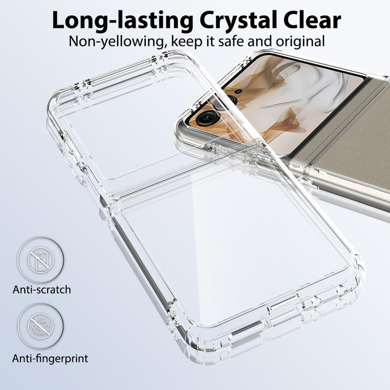 Cargue la imagen en el visor de la galería, Motorola Moto Razr 2024 - AirPillow Cushion Transparent Soft Clear TPU Case
