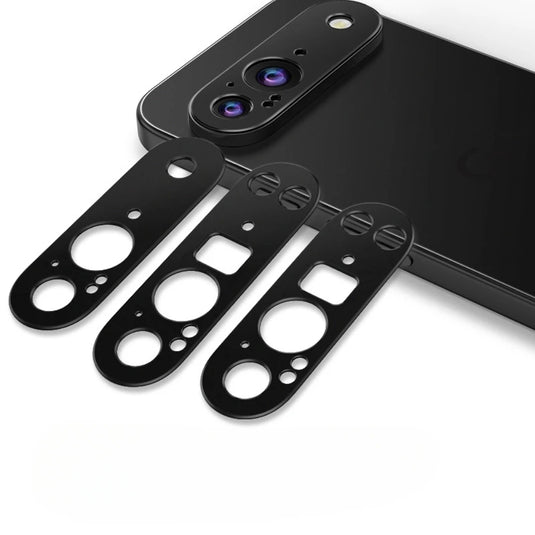 Google Pixel 9 / Pixel 9 Pro / Pixel 9 Pro XL - Metal Sticker Back Rear Camera Lens Glass Protector