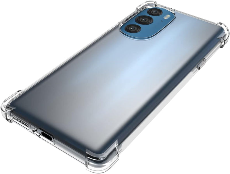 Cargue la imagen en el visor de la galería, Motorola Moto Edge 30 Pro - AirPillow Cushion Transparent Soft Clear TPU Four Corners Protective Case
