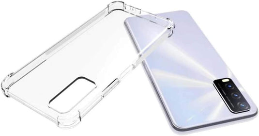 Vivo Y20/Y20i/Y20s - AirPillow Cushion Transparent Soft Clear TPU Four Corners Protective Case