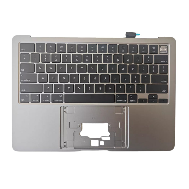 Chargez l&#39;image dans la visionneuse de la galerie, MacBook Air M2 A2681 (année 2022) - Clavier avec boîtier de cadre, repose-mains, assemblage de disposition américaine
