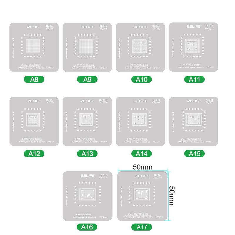 Load image into Gallery viewer, [RL-601MA] RELIFE CPU Repair Fixture Set/IP Series (A8-A17) - Polar Tech Australia
