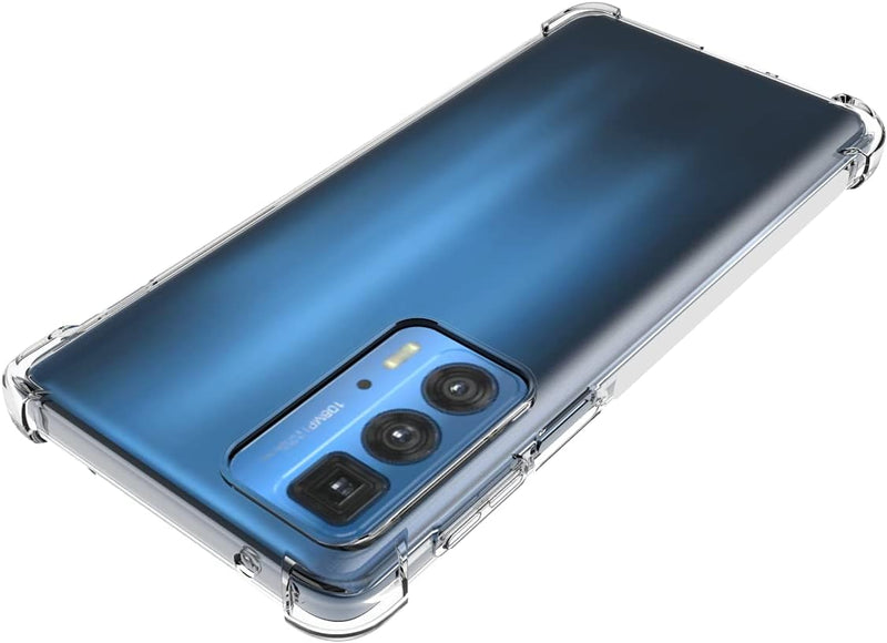 Cargue la imagen en el visor de la galería, Motorola Moto Edge 20 Pro - AirPillow Cushion Transparent Soft Clear TPU Four Corners Protective Case
