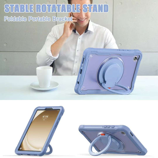 Samsung Galaxy Tab A9 2023 8.7" (SM-X110 / X115) Heavy Duty Ring Holder Stand EVA Protection Case - Polar Tech Australia