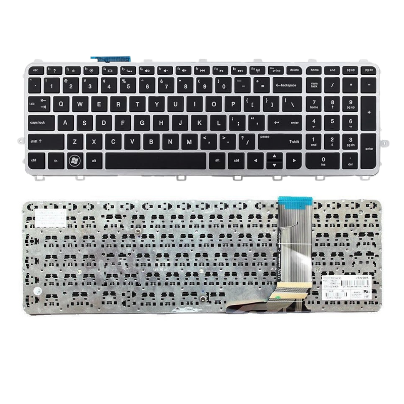 Cargue la imagen en el visor de la galería, HP ENVY 15-J000EW 076 15-J025 15-J026 15-J105TX  15-J029 17-J000 Series - Laptop Keyboard With Back Light US Layout
