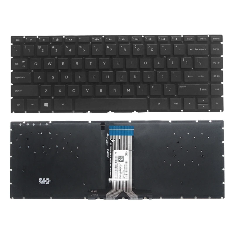 Cargue la imagen en el visor de la galería, HP 14-CB 14-BD 14-DA 14-BA 14-BW 14-BP 14-BF 14-BK 14T-BA 14Q-BU Series - Laptop Keyboard With Back Light US Layout
