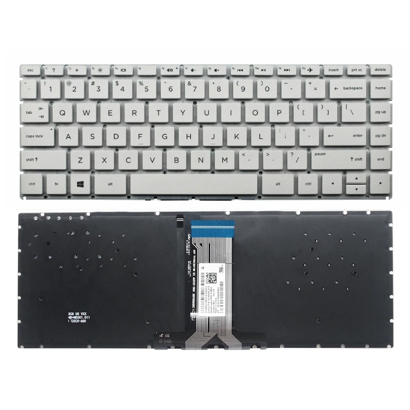 Cargue la imagen en el visor de la galería, HP 14-CB 14-BD 14-DA 14-BA 14-BW 14-BP 14-BF 14-BK 14T-BA 14Q-BU Series - Laptop Keyboard With Back Light US Layout
