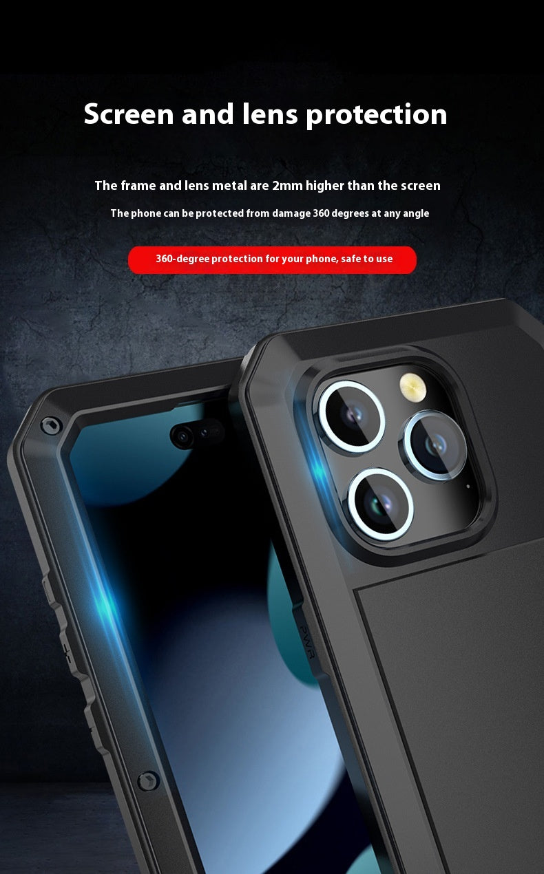 Cargue la imagen en el visor de la galería, [Metal Anti-Drop Heavy Duty] Apple iPhone 16 / 16 Plus / 16 Pro / 16 Pro Max - Heavy Duty Lifeproof Phone Case
