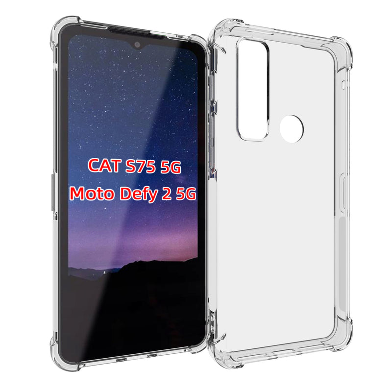 Cargue la imagen en el visor de la galería, Motorola Moto Defy 2 - AirPillow Cushion Transparent Soft Clear TPU Four Corners Protective Case
