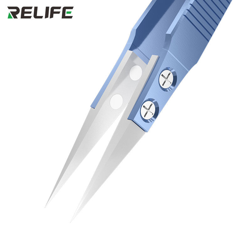 Load image into Gallery viewer, [RT-11E, RT-15E] RELIFE Precision Titanium Alloy Ceramic Tweezers - Polar Tech Australia
