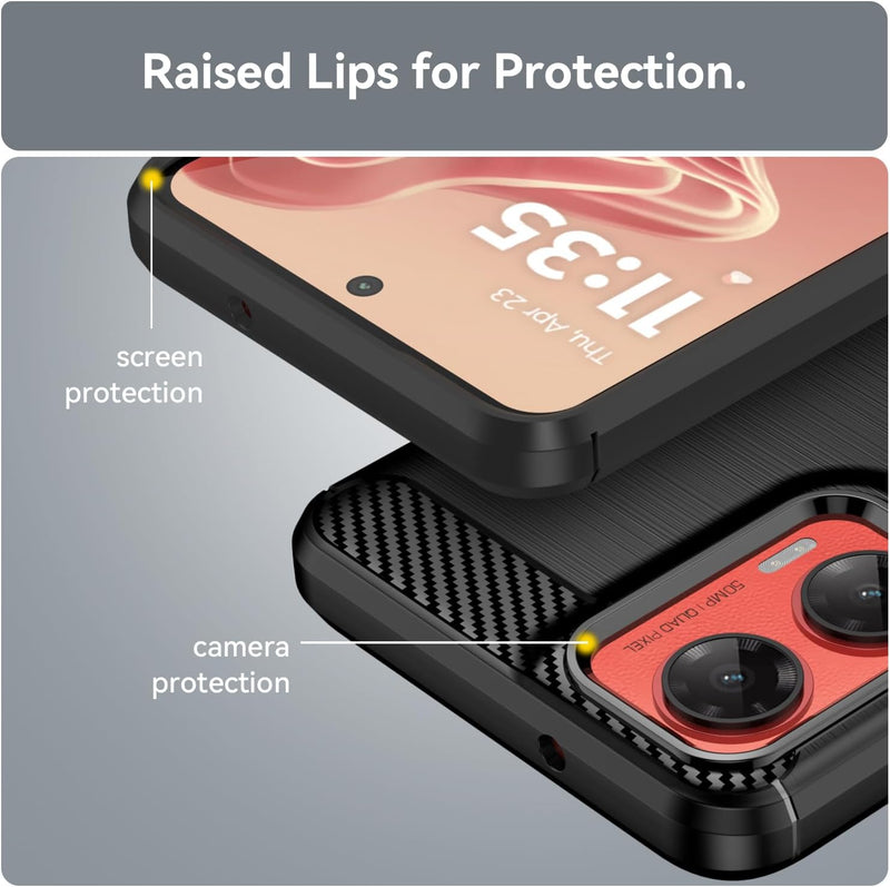 Chargez l&#39;image dans la visionneuse de la galerie, Motorola Moto G35 - Shield Shockproof Rugged Heavy Duty Case With 2PC 9H Glass Screen Protector
