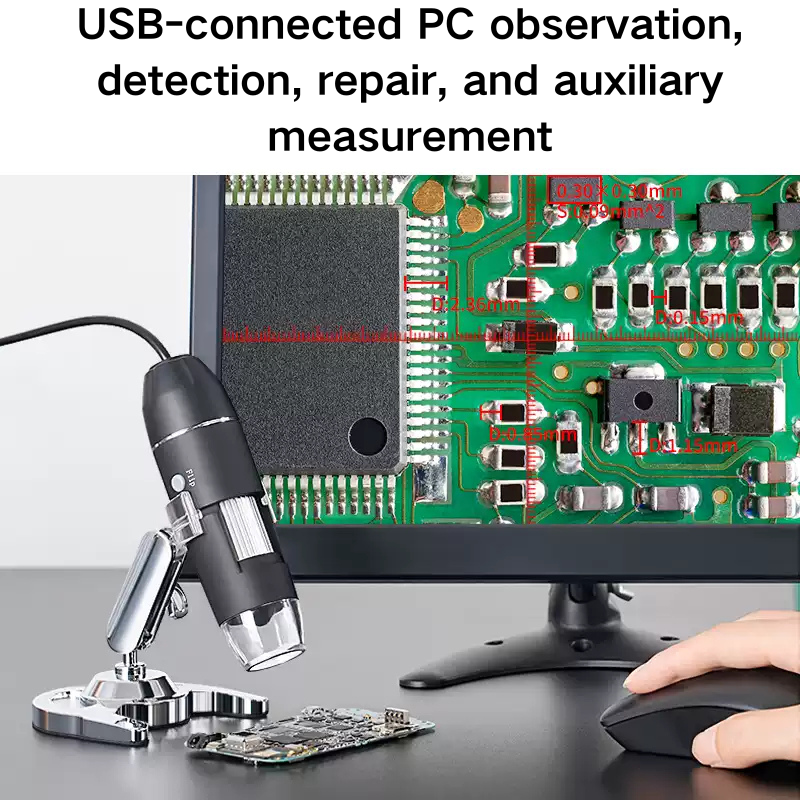 Chargez l&#39;image dans la visionneuse de la galerie, [Z01-5] LEY Portable Digital Microscope USB High-Definition Industrial Microscope for Repair Watch PCB
