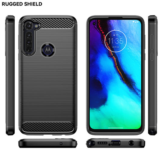 Motorola Moto G Pro - Shield Shockproof Rugged Heavy Duty Case With 2PC Tempered Glass Screen Protector