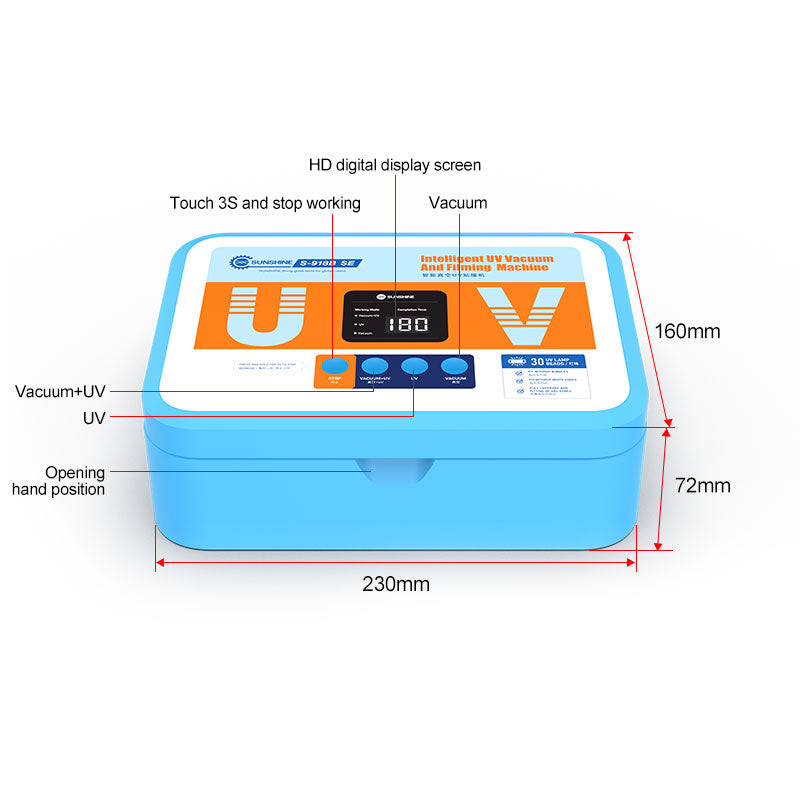 Cargue la imagen en el visor de la galería, [S-918B SE] SUNSHINE Intelligent UV Vacuum and Filming Machine - Polar Tech Australia
