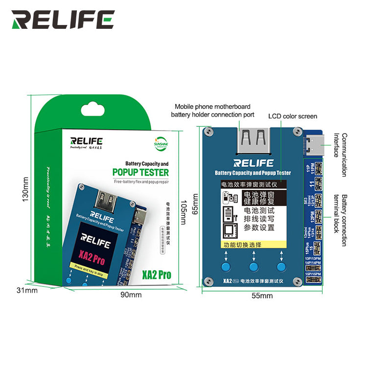 Load image into Gallery viewer, [XA2 Pro] RELIFE Battery Efficiency Popup Tester - Polar Tech Australia
